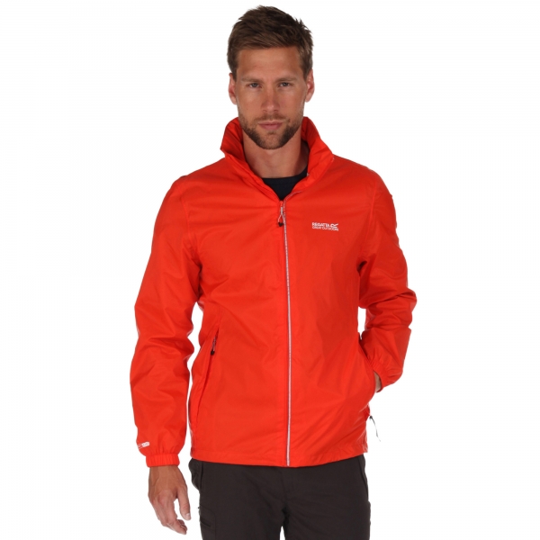 Regatta Mens Lyle IV Waterproof Hooded Jacket Top Red Sports Outdoors Full Zip