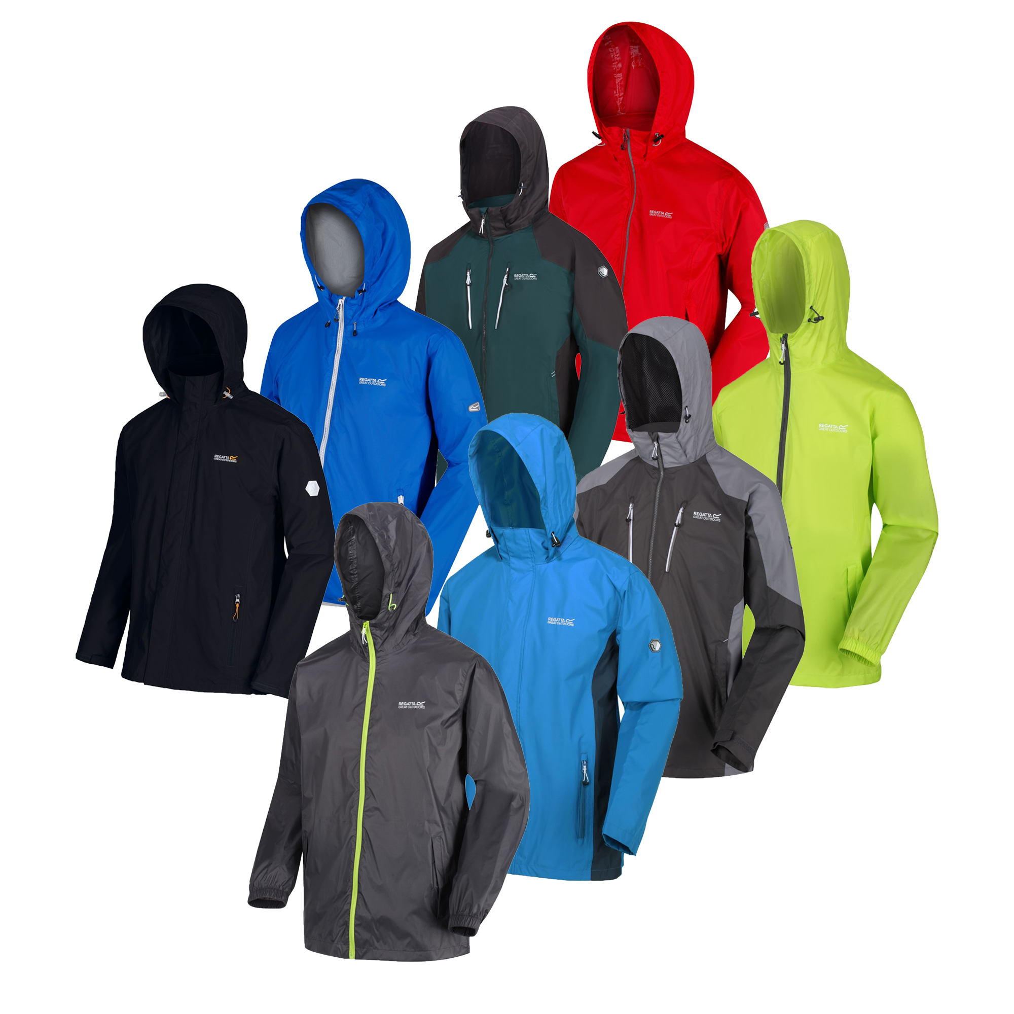 Mens Regatta Lightweight Waterproof Windproof Jacket Clearance RRP £70.00