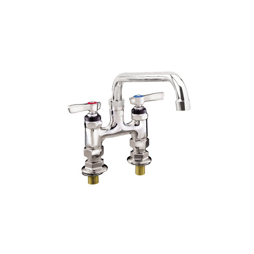 Encore Elevated Deck Mount Faucet With 8 Straight Swing Spout