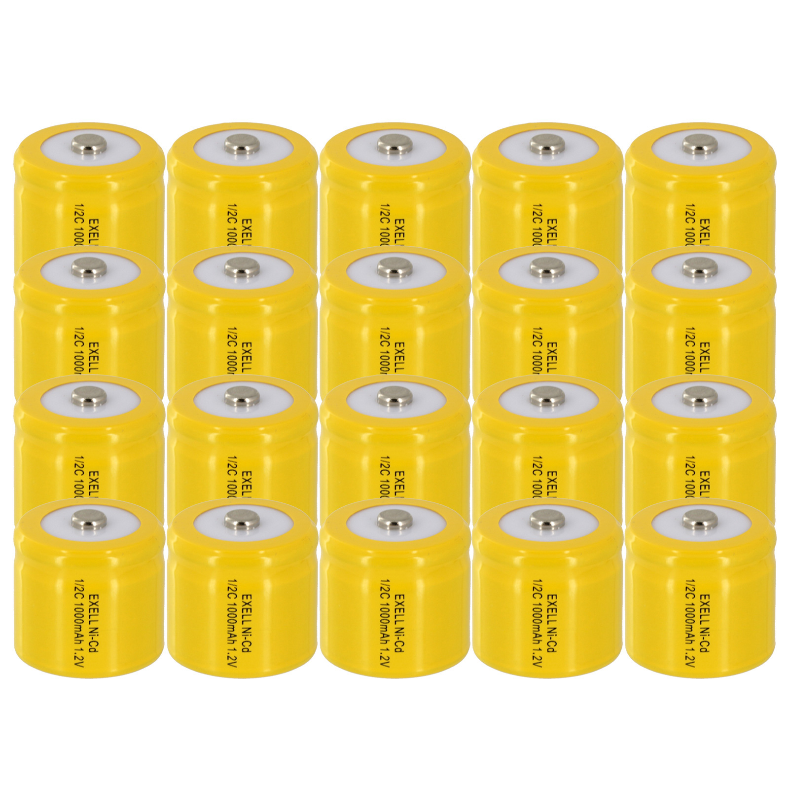 toothbrushes electric tools 15-PACK Exell C Size 1.2V 3000mAh NiCD Button Top Rechargeable Battery for medical instruments//equipment radio controlled devices electric razors