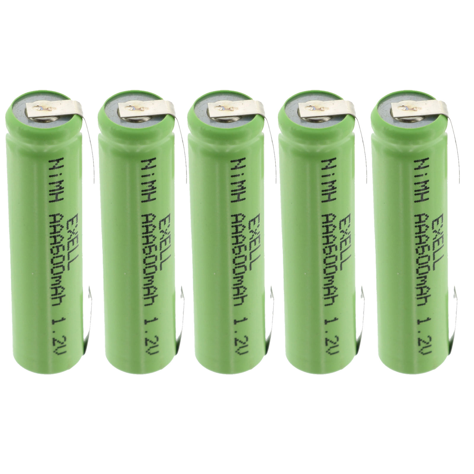 Exell 1.2V NIMH AAA 600mAh Rechargeable Battery w/Tabs - Picture 6 of 6