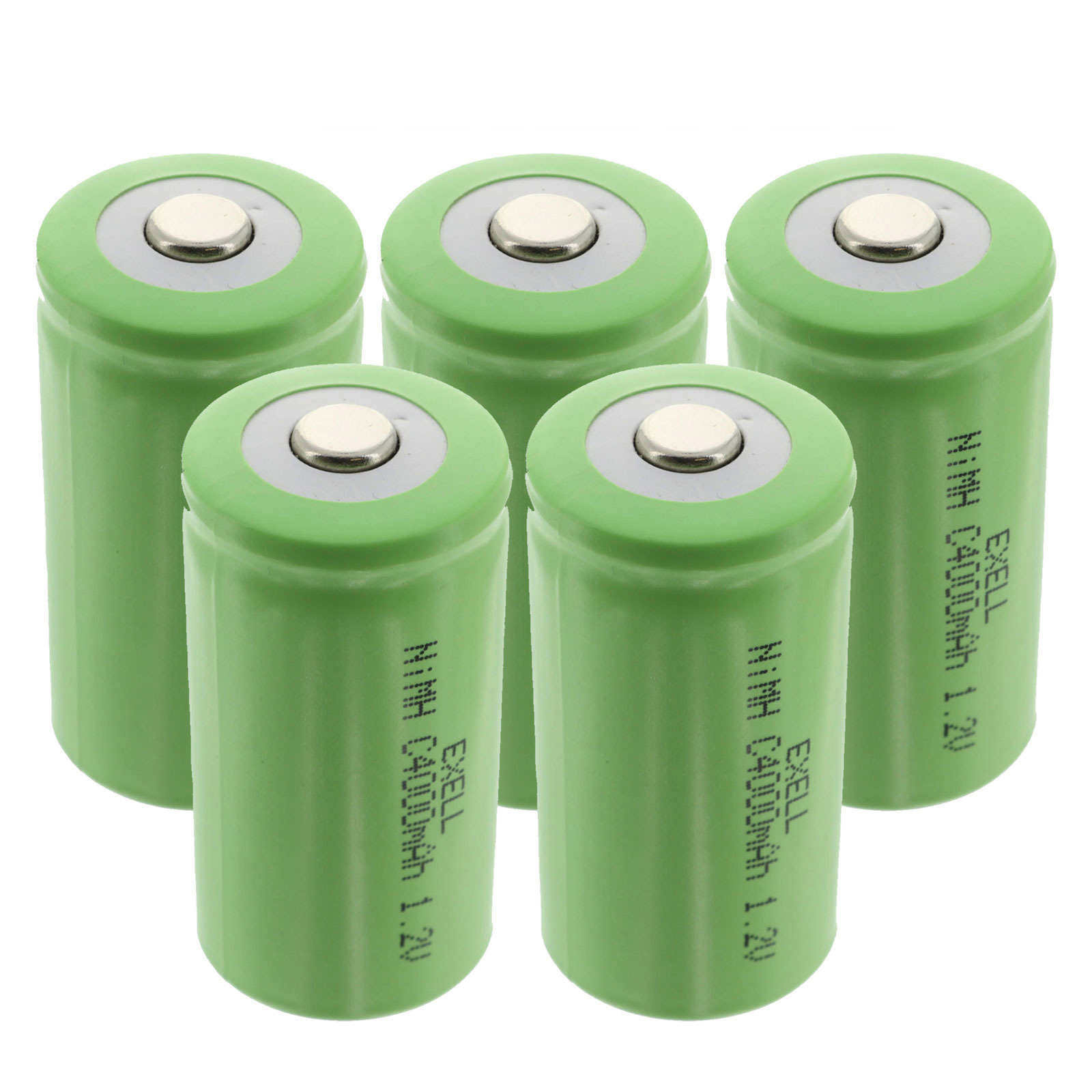 Exell C Size 1.2V 3000mAh NiCD Button Top Rechargeable Batteries for high power static applications RC devices 2-PACK electric mopeds electric tools Telecoms, UPS and Smart grid meters radios