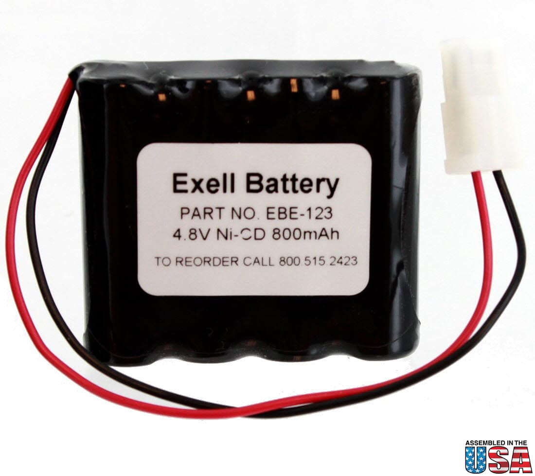 Replacement Emergency Light Battery For Lithonia ELB-4865N and more