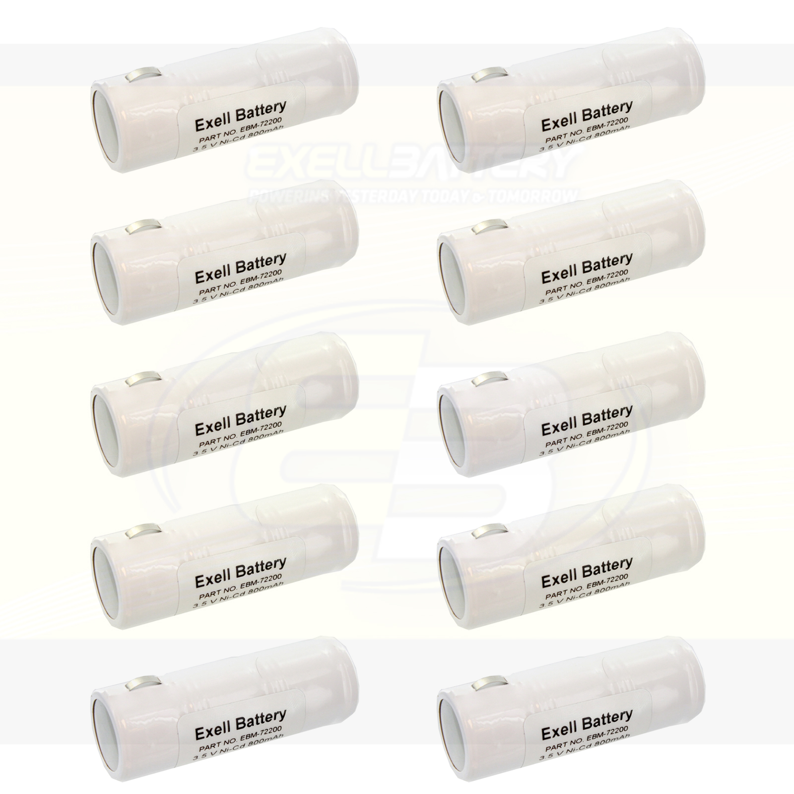 10x MED Battery For Otoscopes Cardinal MED CJB191,Chloride MEDIC LUX