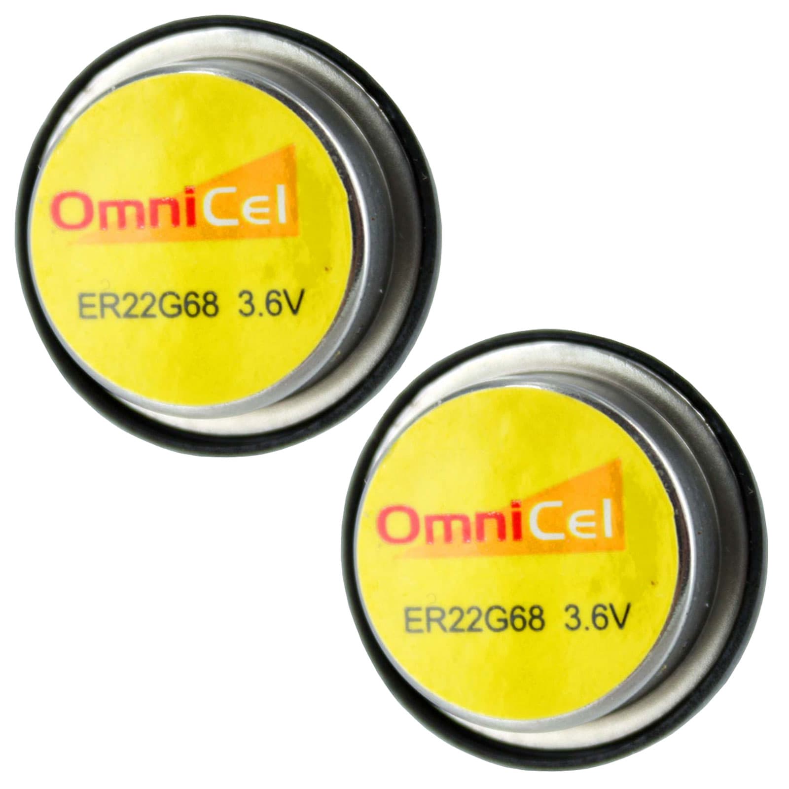 Theft Prevention AMR Add-ons Communications RFID Tracking 2x OmniCel ER26500 3.6V 8.5Ah Size C Lithium Battery w// Wire Leads For Data Collection Smart Munitions Asset Tracking