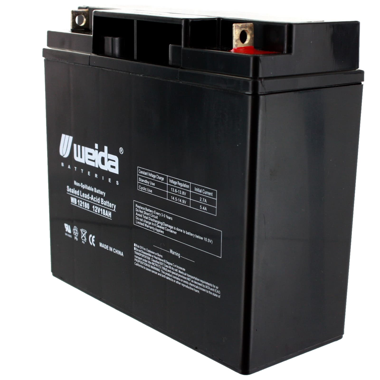 2 Pack AB12180 12V 18AH Replacement for General Power GPS-3K-120-61 UPS Battery