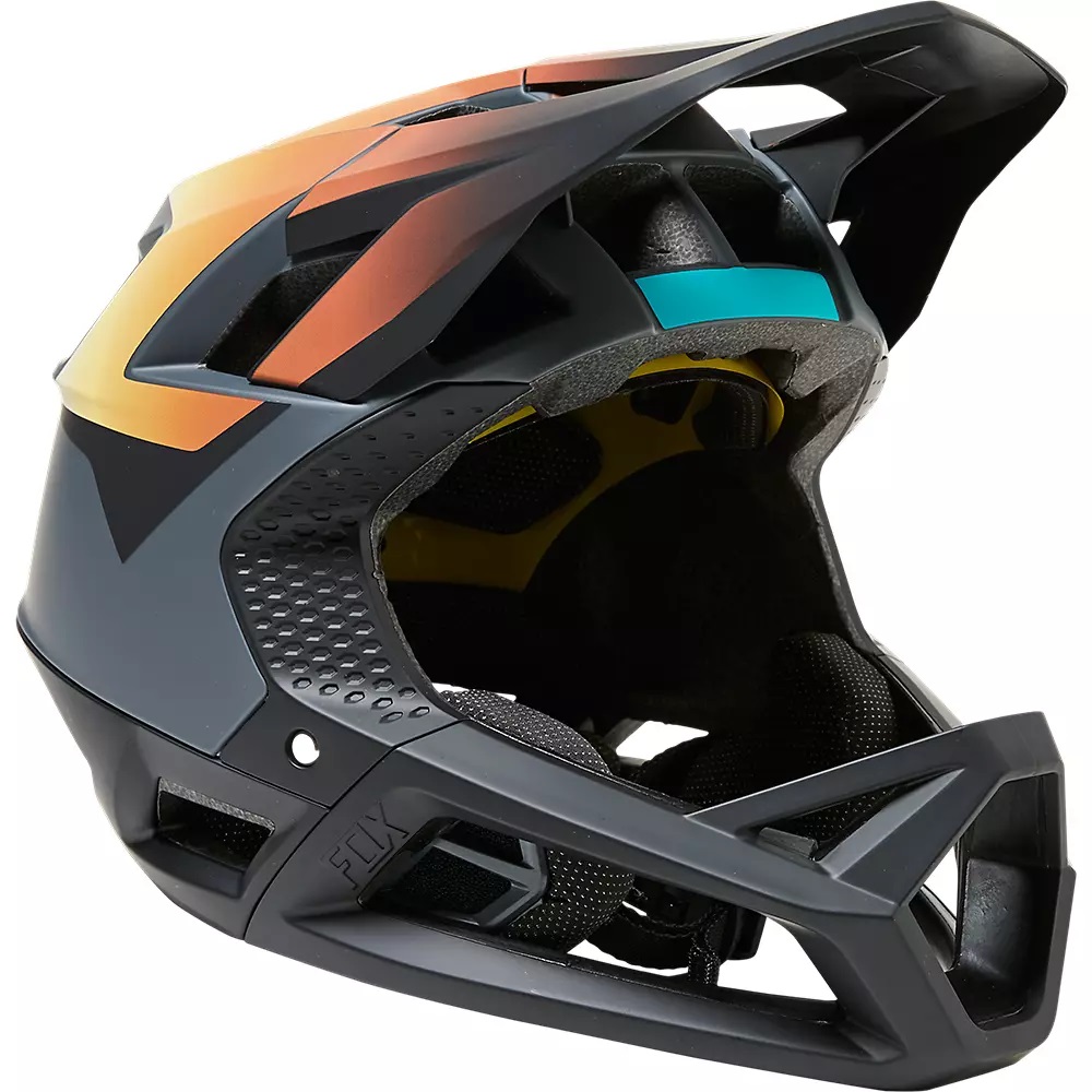 Fox Racing Proframe Full-Face Helmet - Black Graphic 2  Medium