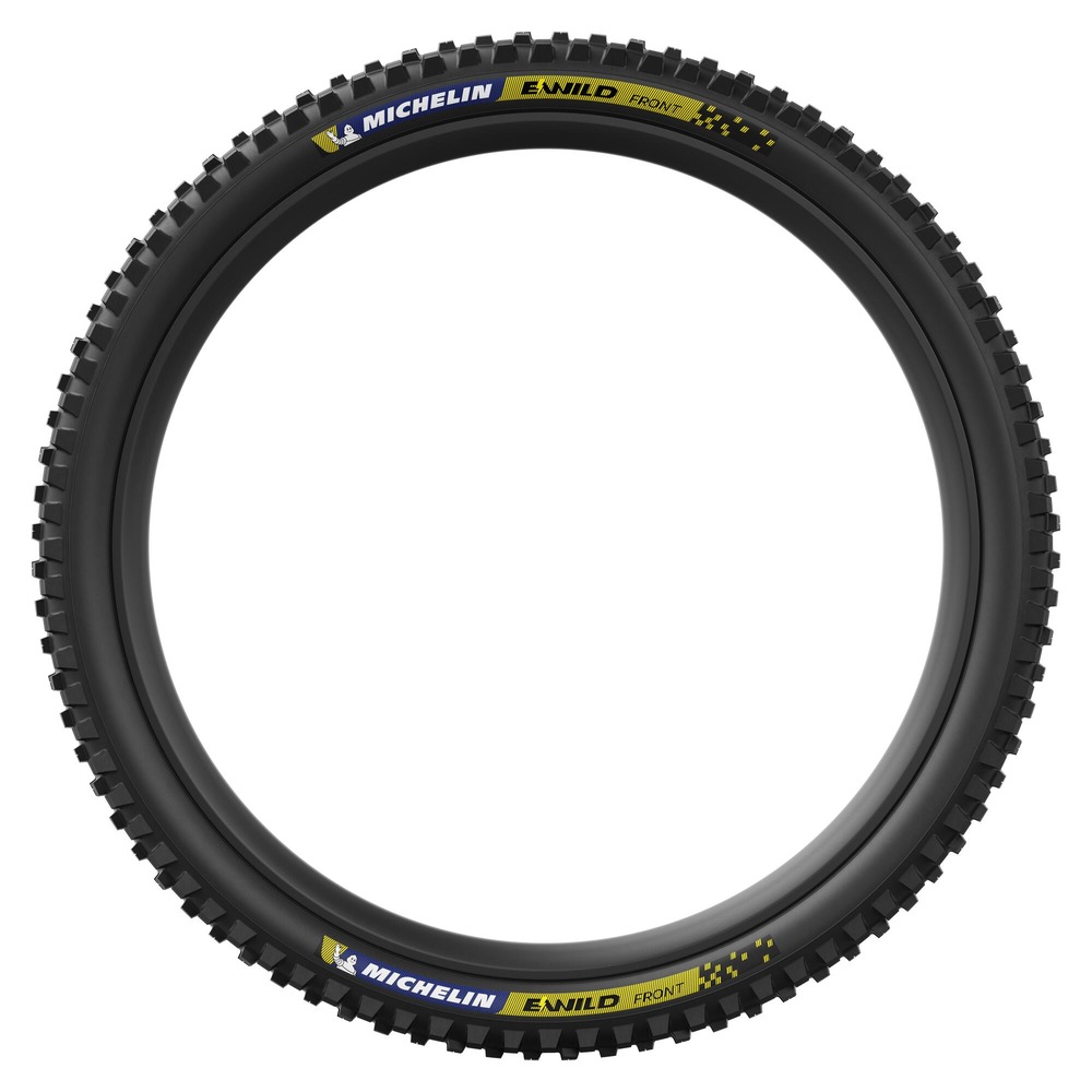 Michelin E-Wild Front Racing Line Tire - 29 x 2.4  Tubeless  Folding  Blue & Yellow Decals