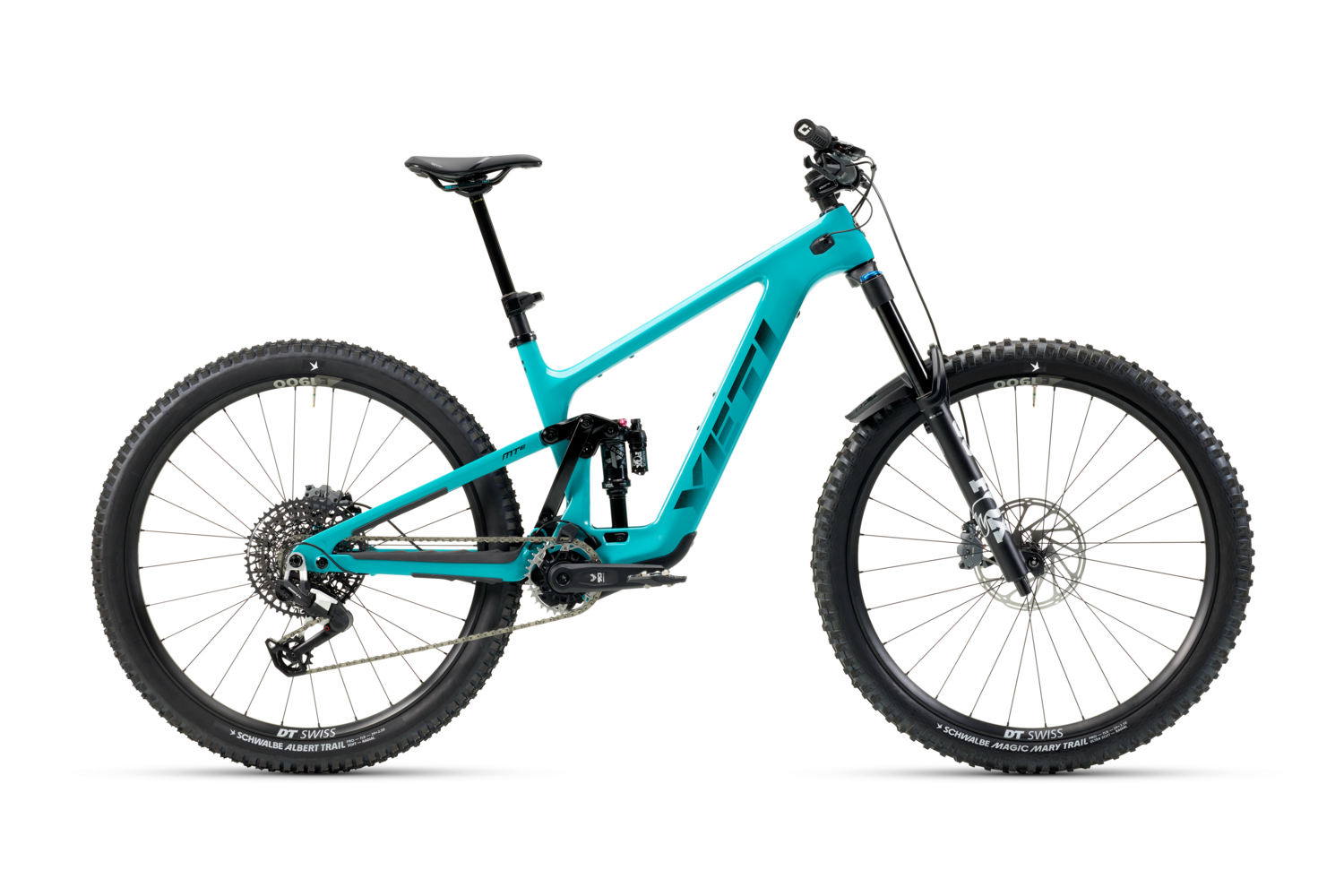 Yeti MTe Carbon Series Complete E-Bike w/ C2 E90 Series Build  580wh  Turquoise