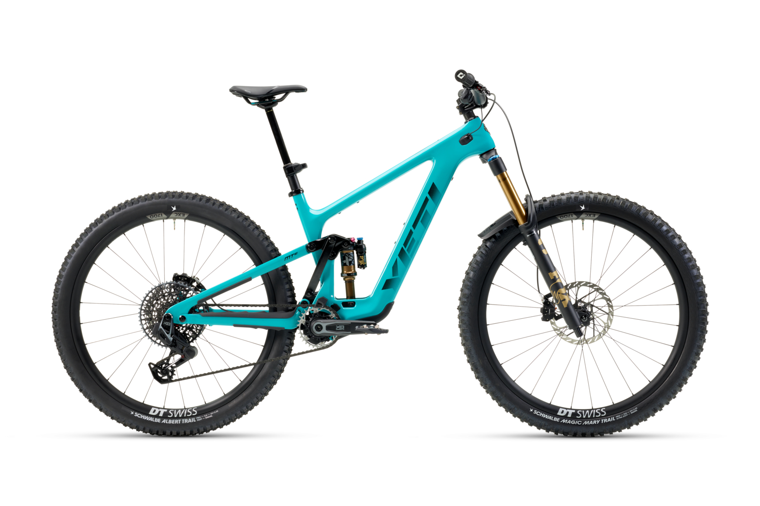 Yeti MTe Turq Series Complete E-Bike w/ T3 X0 T-Type Build  580wh  Turquoise