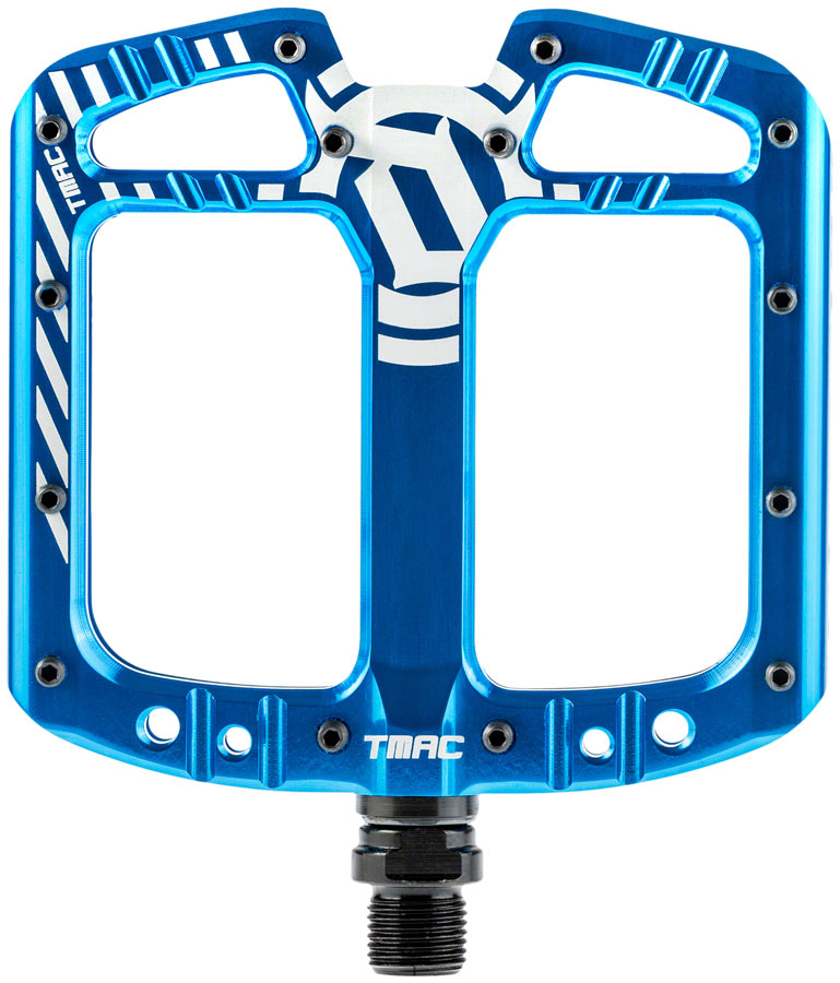 DEITY TMAC Pedals - Platform  Aluminum  9/16"  Blue