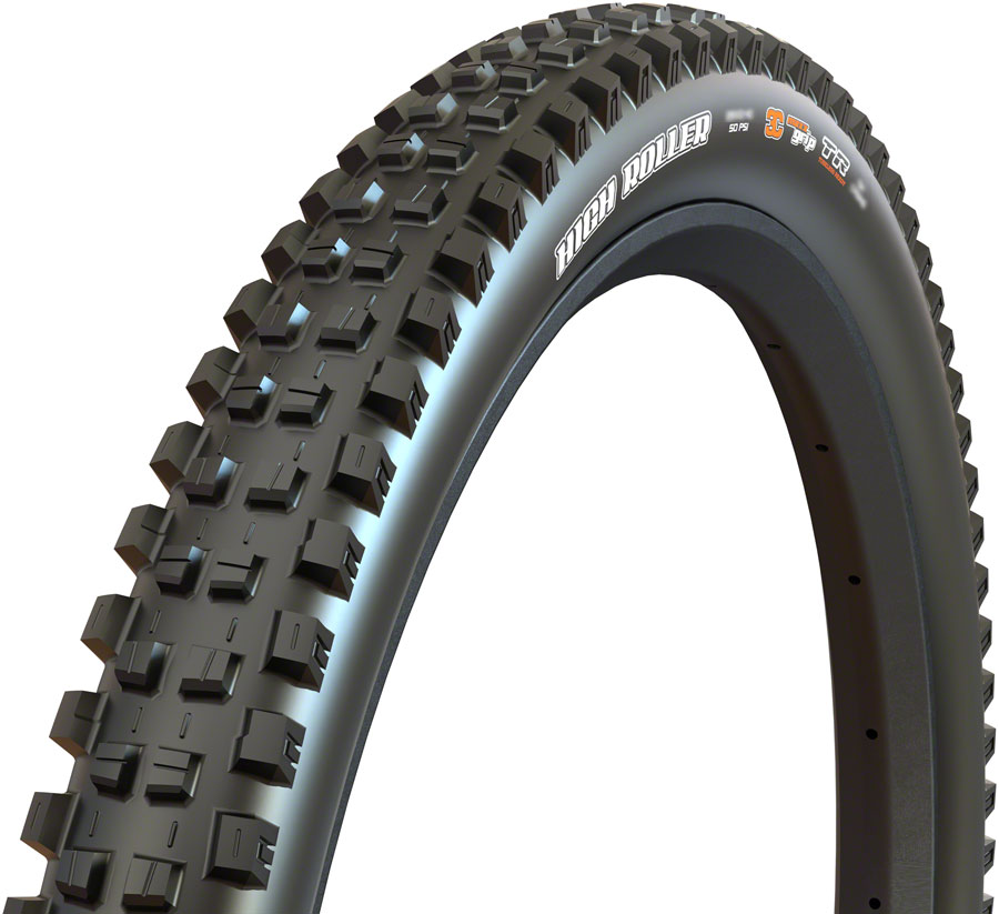 Maxxis High Roller III Tire - 27.5 x 2.4  Tubeless  Folding  Black  3C Maxx Grip  EXO+  WT