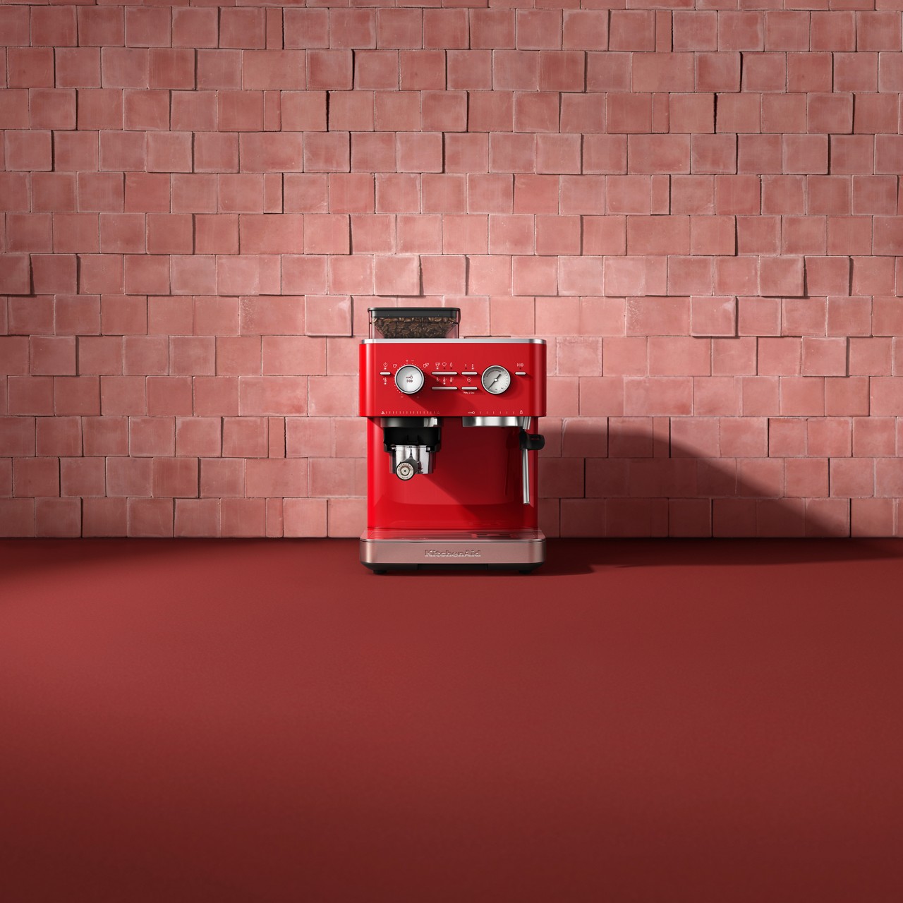 KitchenAid Semi Automatic Espresso Machine with Burr Grinder, KES6551