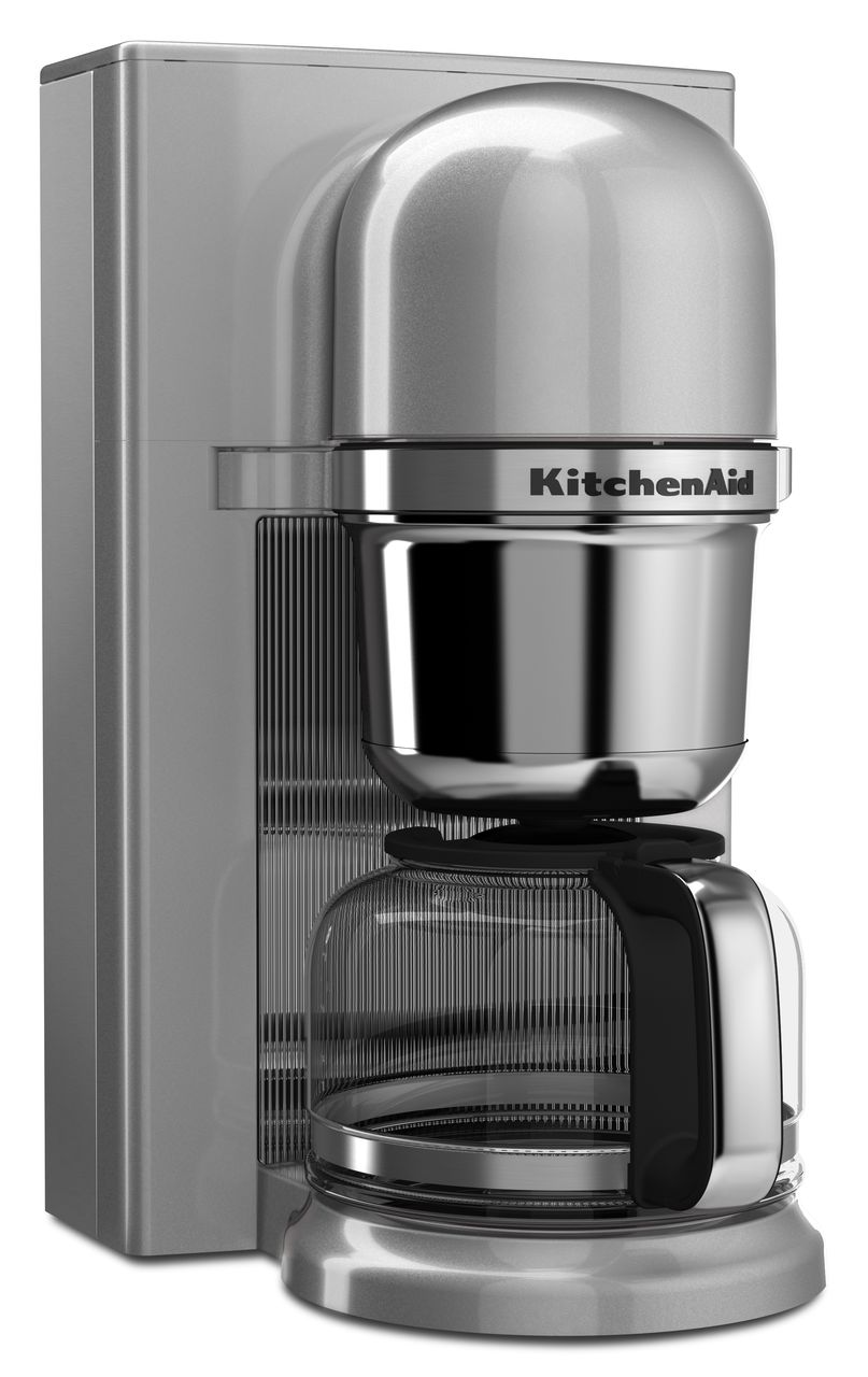kitchenaid kcm0802ms pour over coffee brewer medallion silver
