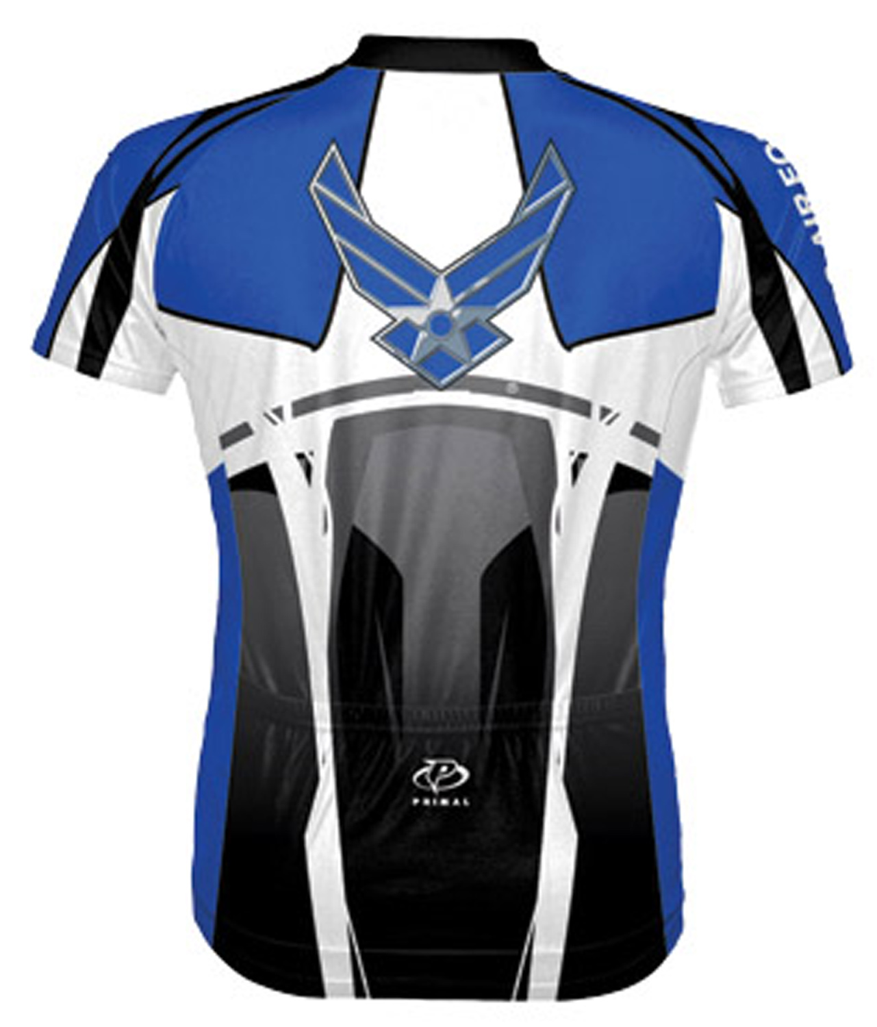 Primal Wear Air Force Stealth Cycling Jersey Mens Short Sleeve USAF