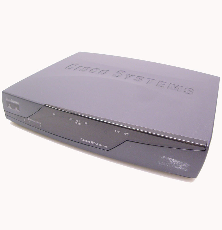 CISCO Model 871 4Port 10/100 Integrated Services Wired Router 4Port