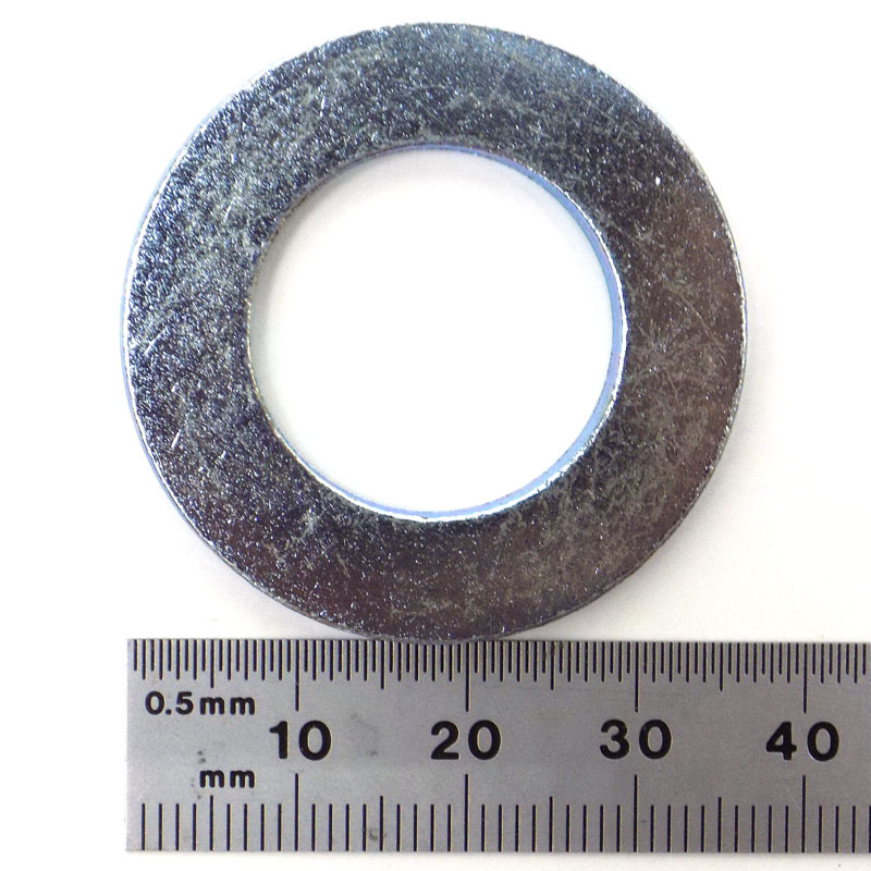 Steel Washers for M20 Metric Bolts; 21mm ID x 36.5mm OD x 3.1mm (750)