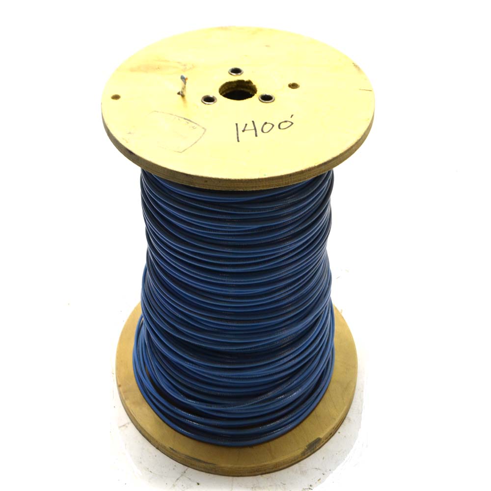 CME Wire and Cable E95989S 12AWG/600V VW1 Solid Copper Wire Blue