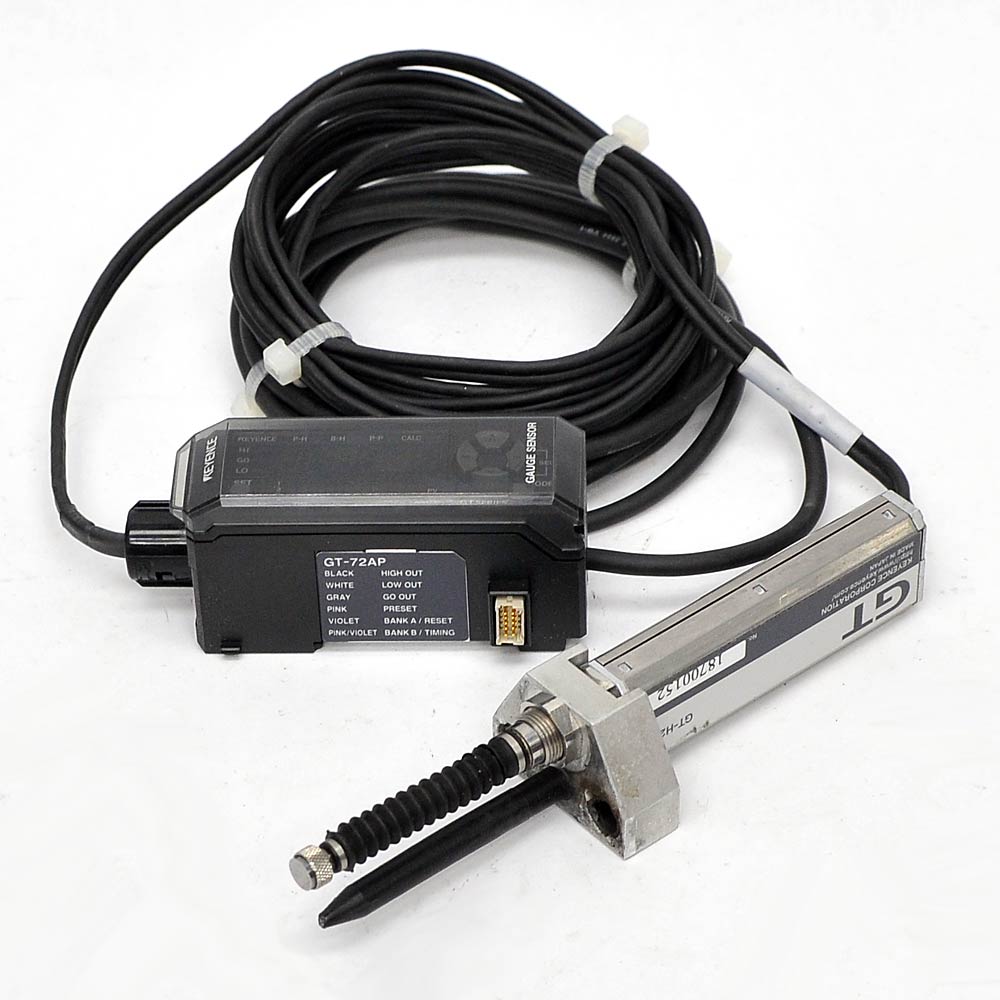Keyence GT72AP Amplifier Gauge with GTH22 22mm Linear Displacement