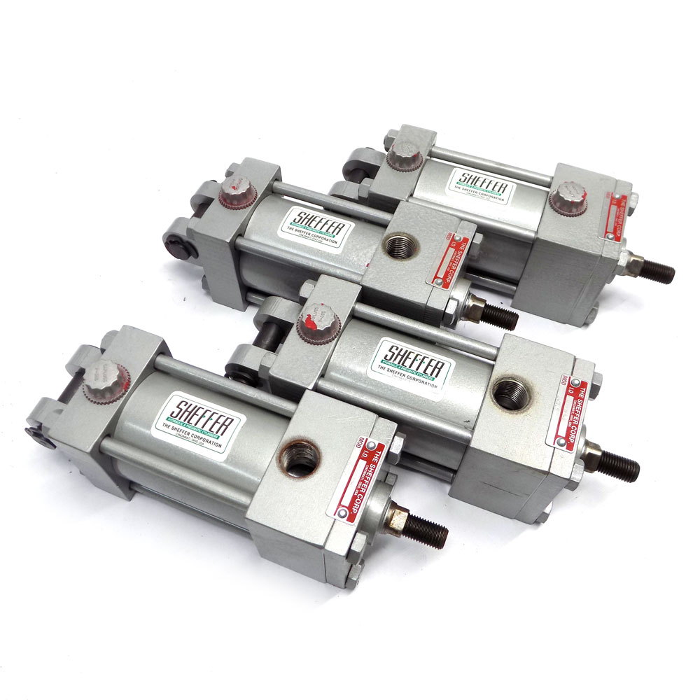 (Lot of 4) NEW Sheffer Model 2AC1.5 2" Bore Heavy Duty Pneumatic