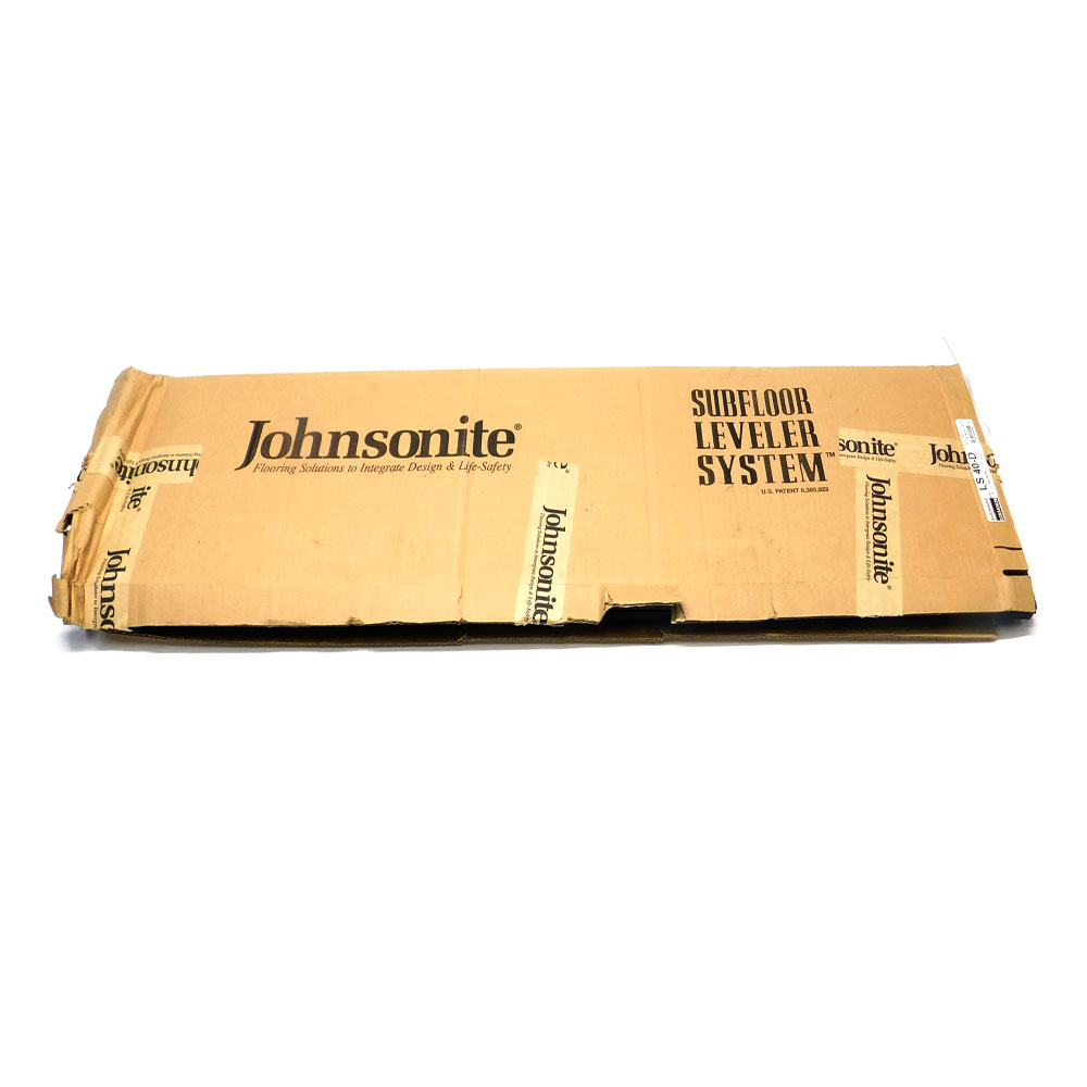 Lot Of 5 New Johnsonite Ls 40 D Black Subfloor Leveling Panels 4
