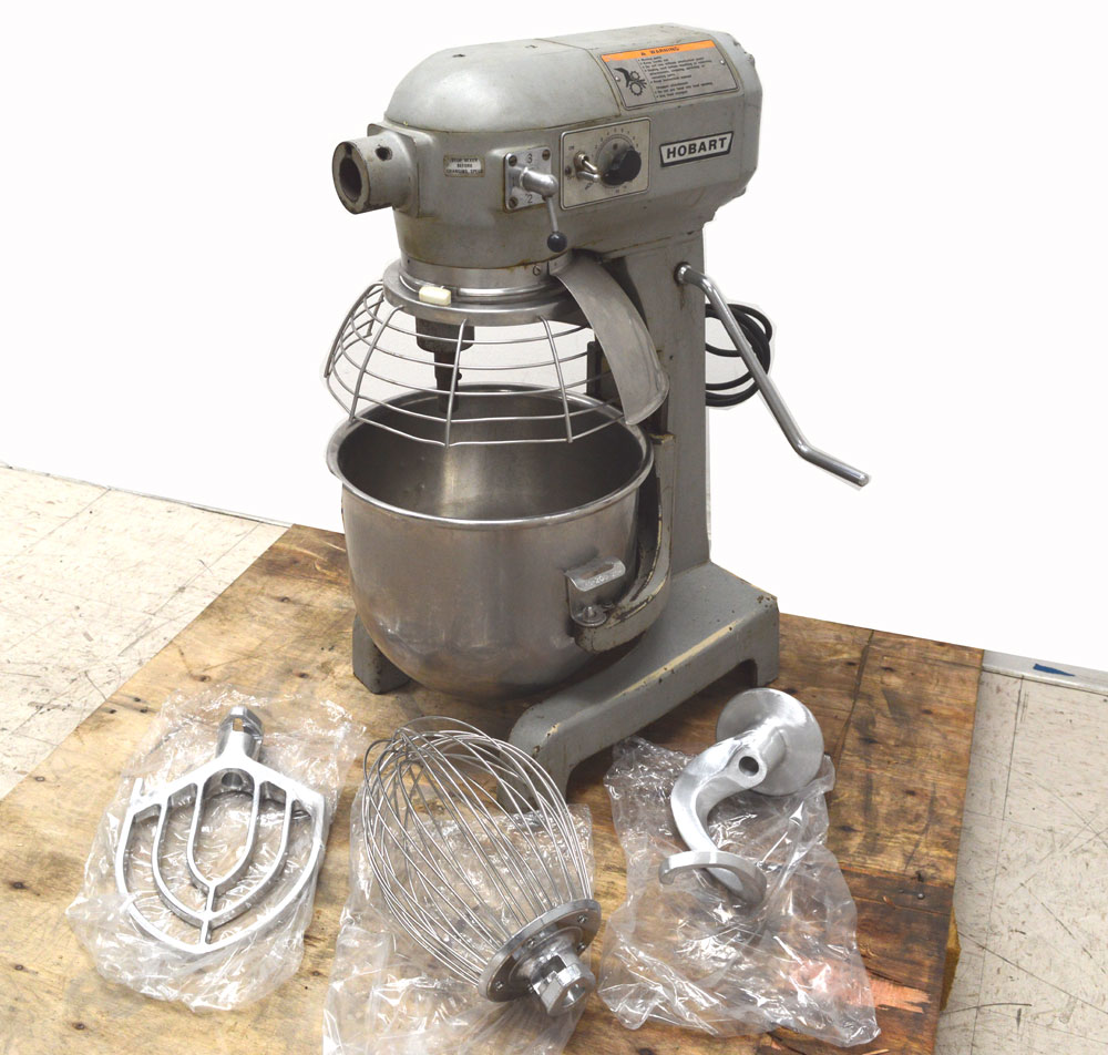 Hobart A200T 20Qt Commercial Mixer BowlLift + Bowl NEWPaddle/Hook
