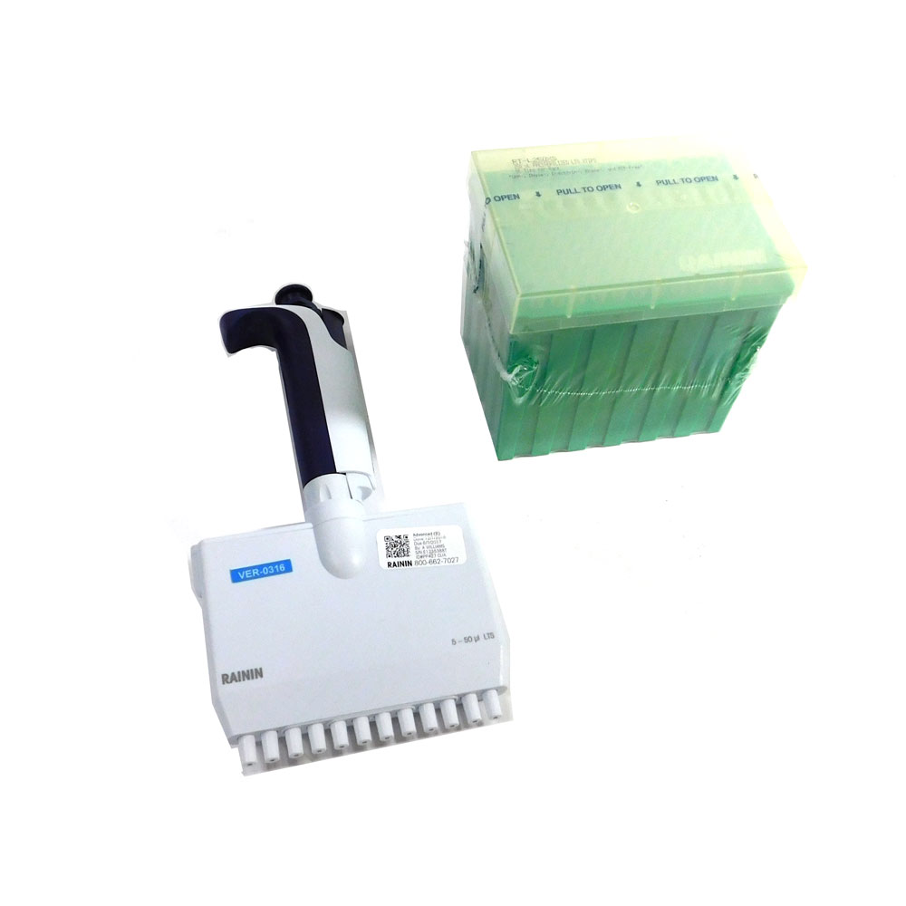Rainin L50 XLS PipetLite 12Channel Manual Pipette 550 uL 0.05 uL