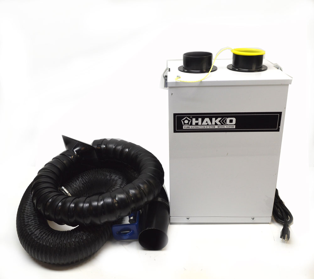 Hakko HJ3100 Soldering Fume Extraction System 350Watts + 2Hoses Loc