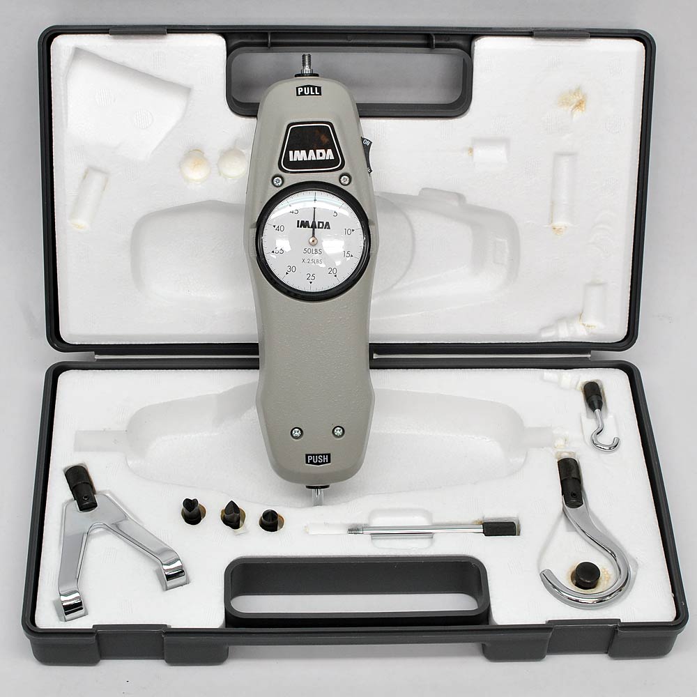 Imada FB50 Mechanical 50 lbf. Push/Pull Force Gauge with Case