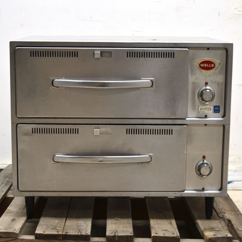 Wells RW2HD Stainless 2Drawer Freestanding Food Warmer 120V