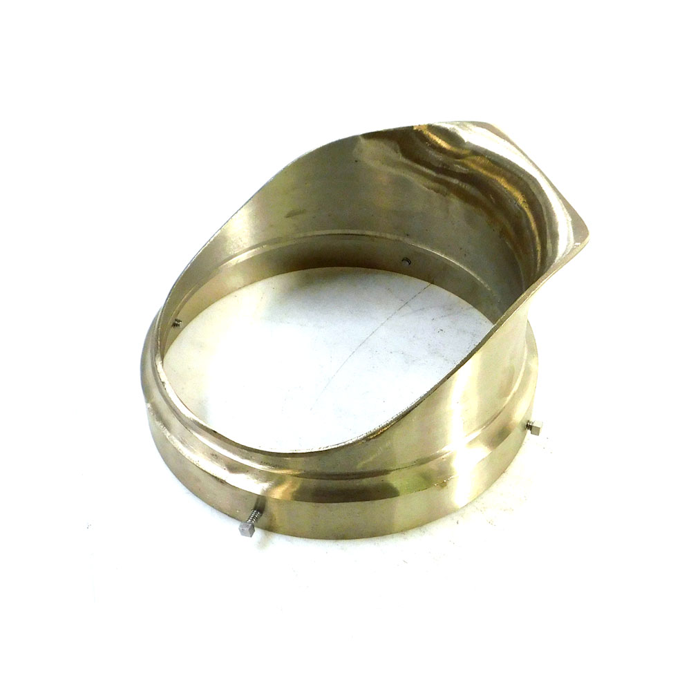 Stainless Steel 9" Downspout Nozzle 4.75" Height 0.2" Thickness 8" I.D