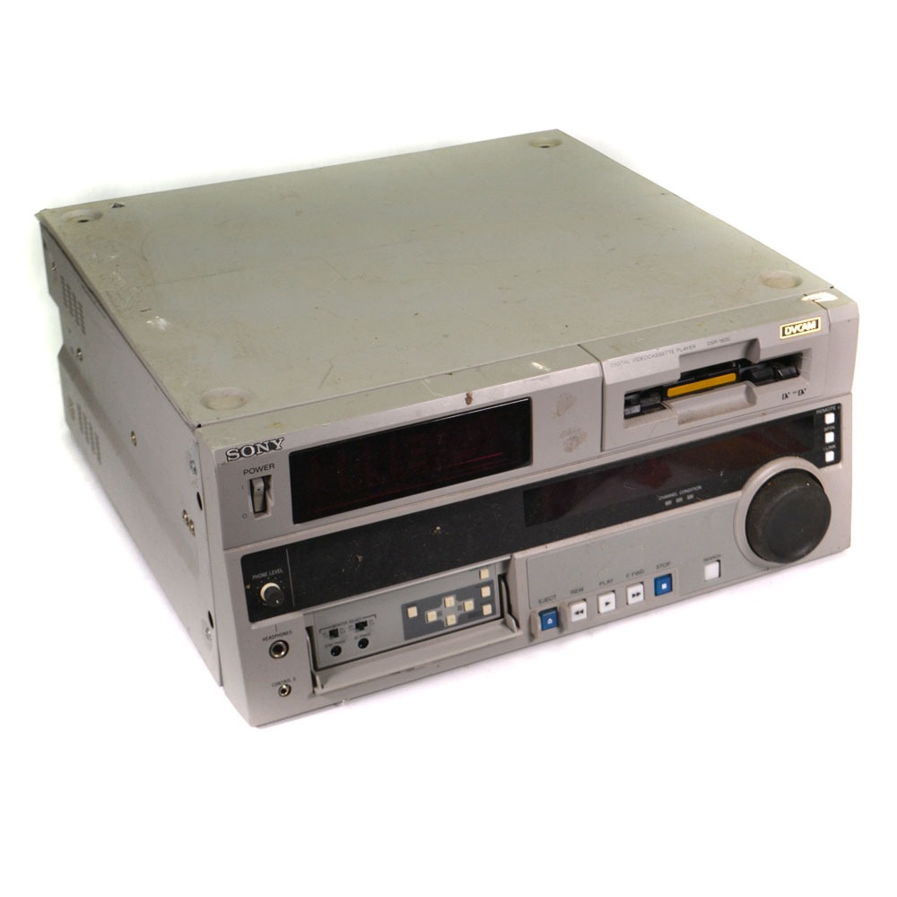 Sony DSR-1600 Vintage Digital Videocassette DVCAM Studio Editing