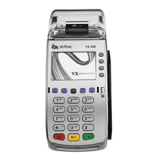 Verifone VX520 Dual Comm Credit Card Machine with Smart Card Reader eBay