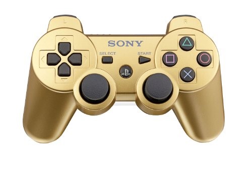 playstation 3 dualshock 3 wireless controller - metallic gold