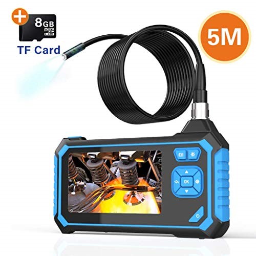 Industrial Endoscope,SKYBASIC 1080P HD Digital Borescope 4.3" LCD 8GB