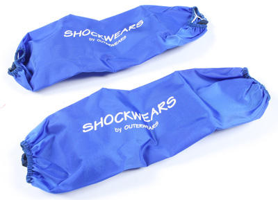 30-1003-02 Honda TRX250R Front Shock Cover Pair Blue by Outerwears