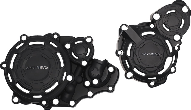 Acerbis X-Power Engine Cover Kit Black #2983330001 for Suzuki
