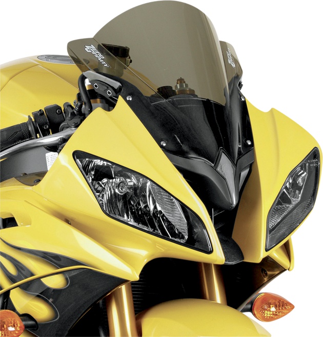 Zero Gravity Double Bubble Windscreen Smoke #16-580-02 for Yamaha
