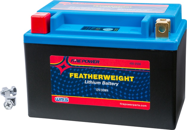 WPS Featherweight Lithium Ion Battery Kawasaki Ninja 650R 2006–2011 Fits