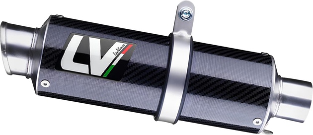 ノン Leo Vince GP Corsa Slip-On Exhaust Stainless/Carbon #3389 for