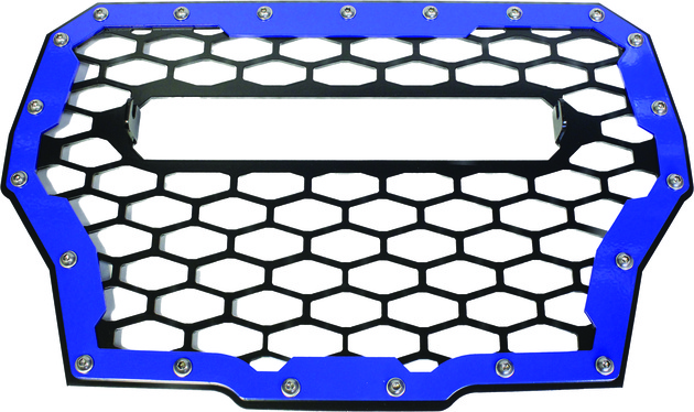 Modquad Front Grill 10/" Light Bar Mount Polaris RZR 1000 XP RZR-FGLS-1K-BL