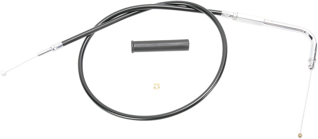 Stainless Braided 6/" Throttle Cable Set 2004-2007 Harley Road King FLHRS