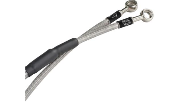 Moto-Master Stainless Steel Braided Brake Line Front #212059-PU