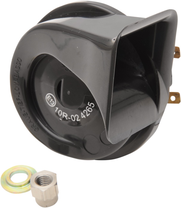 Harley Davidson Drag Specialties Horn Black #69060-90F | E11-6165B
