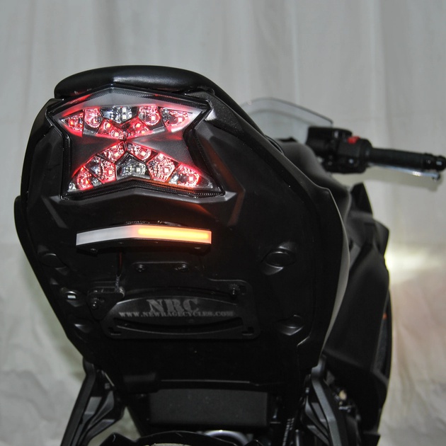 New Rage Cycles Fender Eliminator With Tucked License Plate