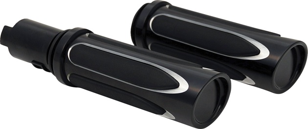 Arlen Ness Deep Cut Comfort Grips Black Harley Davidson Road Glide