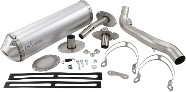 Leo Vince X3 Slip-On Exhaust Stainless/Aluminum #3378 fits Suzuki